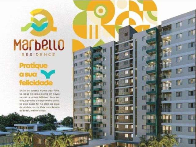 Apartamento a venda no Marbello, 57m², 2 quartos, 2 WC, 1 vaga, Coroa do Meio, Aracaju - SE