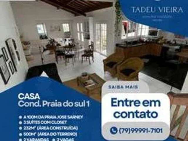 Casa à venda no Condomínio Praias doSul 1, 232m², 3 quartos, 4 banheiros, MOSQUEIRO, Aracaju, SE