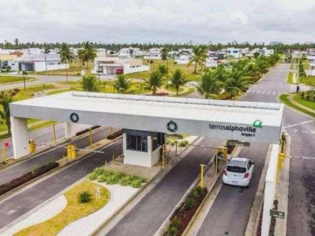 Lote à venda no TERRAS ALPHAVILLE SERGIPE 2, 308m², Barra dos Coqueiros, SE