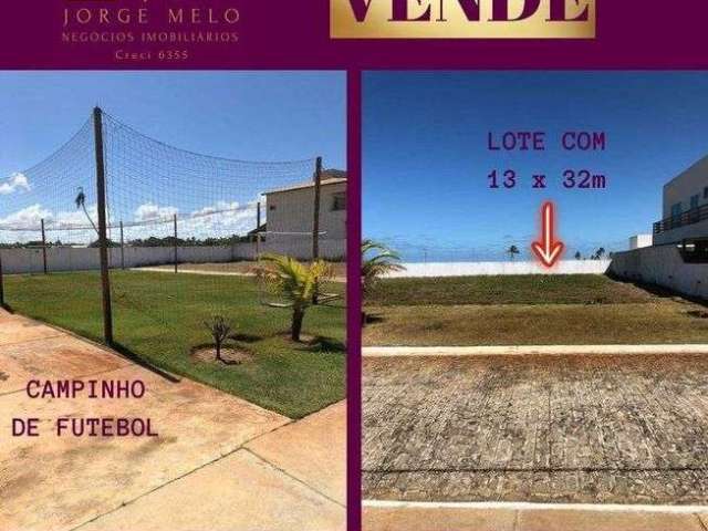 Lote a venda no Condomínio Residencial Brisas, 416m2, Zona de Expansão (Mosqueiro) - Aracaju - SE