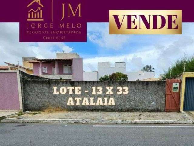 Lote a venda com 42m2, em Coroa do Meio - Aracaju - SE