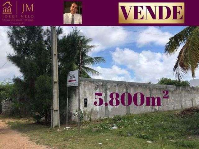 Lote a venda com 5800m2, Zona de Expansão (Mosqueiro) - Aracaju - SE