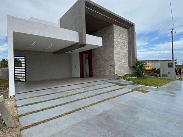 Casa à venda no Condomínio Sol&amp;Praia, 130m², 3 quartos, 2 banheiros, 4 vagas, CENTRO, Barra dos Coqueiros, SE