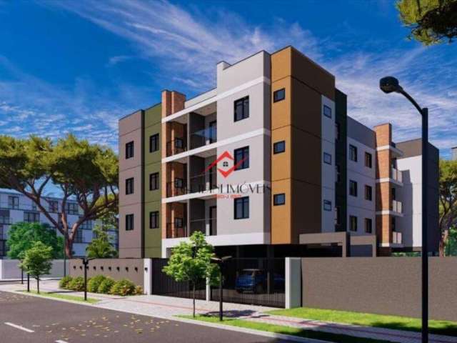 Apartamento com 2 quartos à venda na Rua Tiradentes, Afonso Pena, São José dos Pinhais, 54 m2 por R$ 279.000