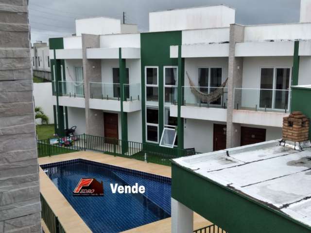 Cond. Fech. Casa duplex! Mobiliada, 3/4, 2 Stes, varanda, pisc. Etc.