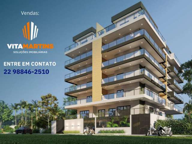 Apartamento de 2 suítes, 109m² à venda por R$530.000,00, Braga, Cabo Frio, RJ