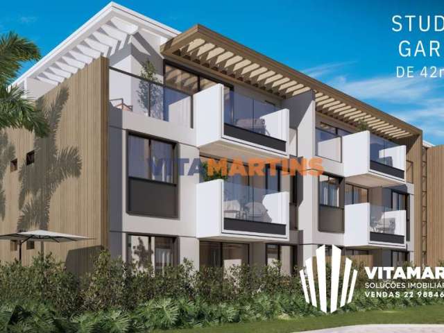 Lançamento! Flats à venda 'pé na areia' em Cabo Frio/RJ por R$736.020,00