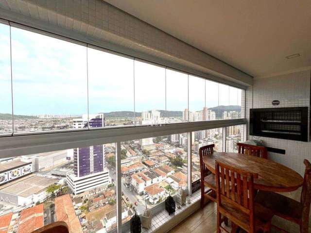 Apartamento de 3 dormitórios na Ponta da praia em Santos