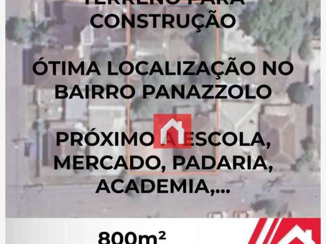 Terreno à venda, 800 m² por R$ 1.383.000,00 - Panazzolo - Caxias do Sul/RS