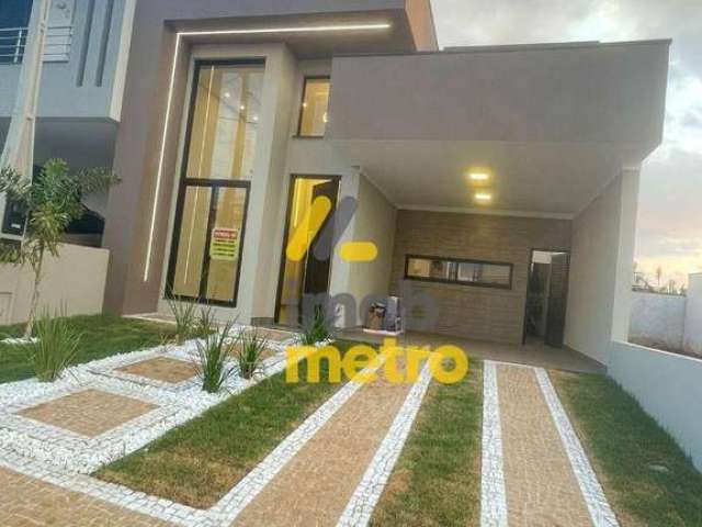 Casa térrea com 3 suítes à venda, 147 m² por R$ 990.000 - Vila Monte Alegre IV - Paulínia/SP