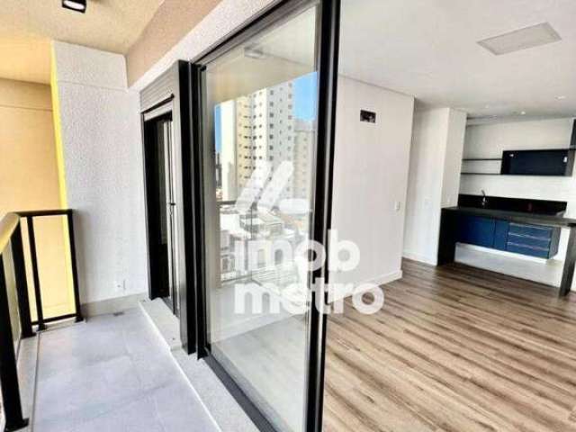 Apartamento com 1 dormitório para alugar, 51 m² por R$ 5.098/mês - Cambuí - Campinas/SP