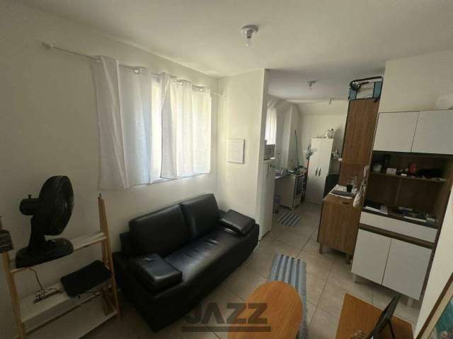 Apartamento com 46 m2 área útil - 2 dormitórios, 1 banheiro, 1 vaga.