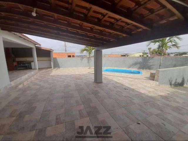 Casa térrea com piscina, disponível para venda e locação, no Parque Bom Retiro, em Paulínia.