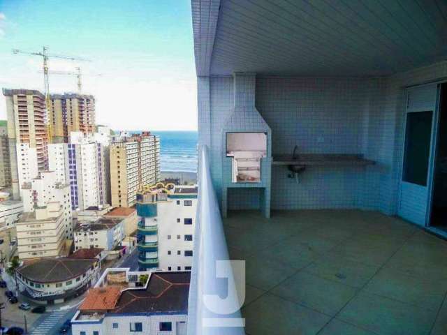 Apartamento amplo e aonchegante com área gourmet na Praia Grande