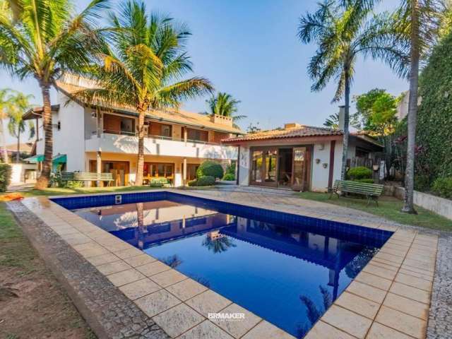 Casa a venda loteamento alphaville campinas, 510,62m2 - 4 suites - espaço gourmet com piscina - r$ 2.490.000,00 - campinas/sp