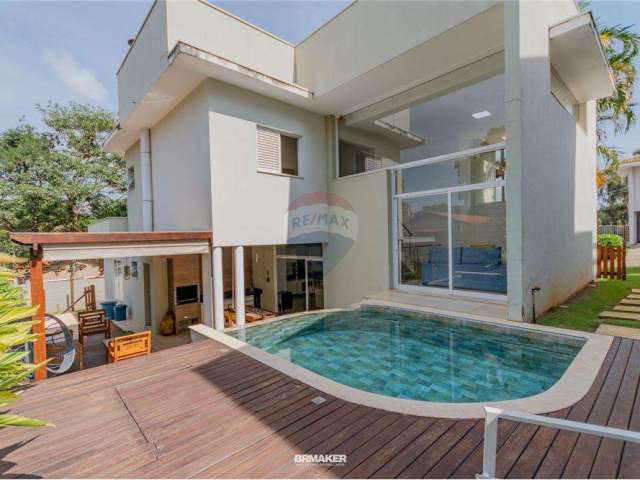 Sobrado à venda no residencial las fuentes em barão geraldo campinas, 231m2, r$1.497.779,00, 3 suítes,área gourmet com piscina