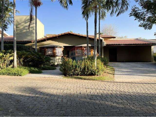 RE/MAX VENDE CASA EM CONDOMÍNIO 4 suítes, 2 vagas, 433m² área útil, 951m2 de terreno, R$ 2.595.000 – Villaggio Portobello, Gamado - Campinas/SP.