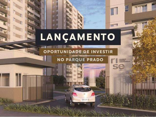 Lançamento Rise - Apartamento a venda em Condomínio 2 quartos, 1 vaga 43m² R$ 299.000 Parque Prado, Campinas/SP