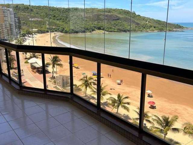 Magnífico Apartamento à Beira-Mar na Praia do Morro, Guarapari - 4 Suítes e Vista Deslumbrante