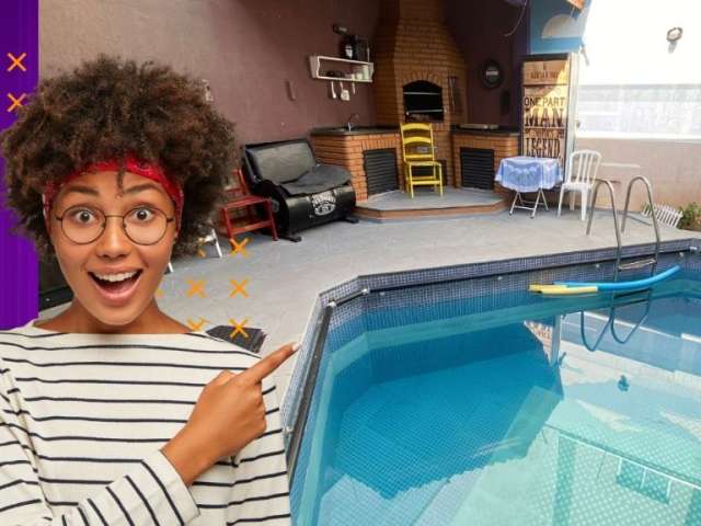 Casa com piscina à venda na penha, 3 quartos, 2 suítes, oportunidade