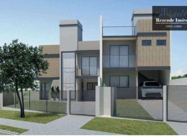 Sobrado com 3 dormitórios à venda, 108 m² por R$ 750.000,00 - Xaxim - Curitiba/PR