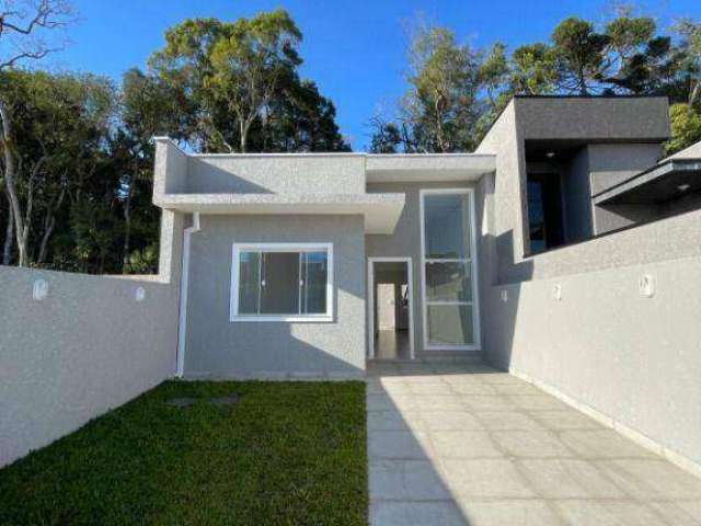 Casa à venda com três quartos no bairro  Gralha Azul - Fazenda Rio Grande/PR