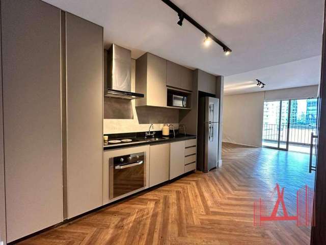 Apartamento Studio para locação com 1 dormitório, 1 vaga de garagem, com 60 m² - Itaim Bibi