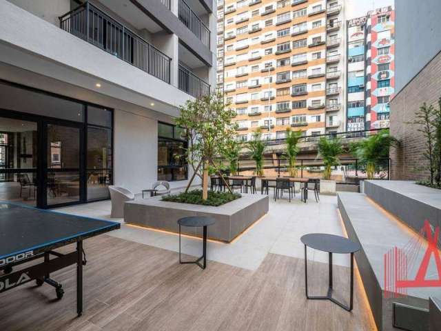 Studio com 1 dormitório, 26 m² - venda por R$ 400.000,00 ou aluguel por R$ 2.750,42/mês - Consolção - São Paulo/SP