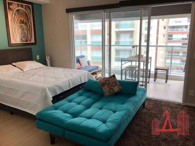 Apartamento Studio MOBILIADO para Locação com 1 dormitório, 1 vaga de garagem, com 35 m² - Consolação