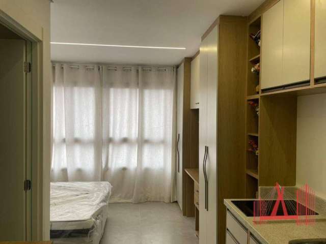 Apartamento Studio MOBILIADO para Locação com 1 dormitório, com 25 m² - Vila Firmiano