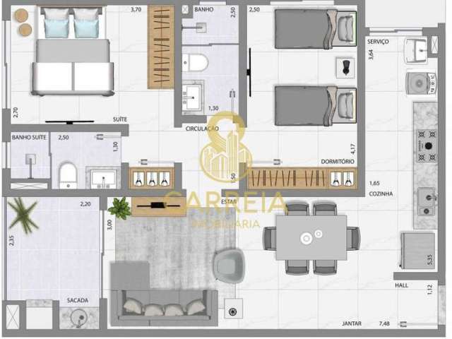 Residencial Scharlau - Apartamento à venda no bairro Scharlau - São Leopoldo/RS