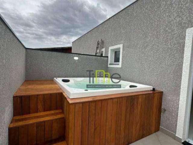 Cobertura com Jacuzzi 2 dormitórios à venda, 120 m² por R$ 700.000 - Vila Linda - Santo André/SP