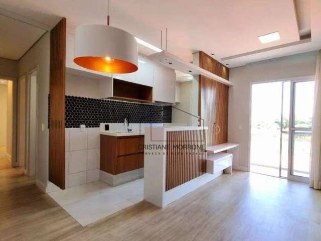 Apartamento com 2 dormitórios à venda, 53 m² por R$ 340.000,00 - Condomínio Jardim dos Taperás - Salto/SP