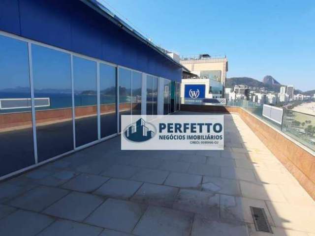 Vende - Av. Atlântica, Cobertura Linear, frontal mar, com 425m2