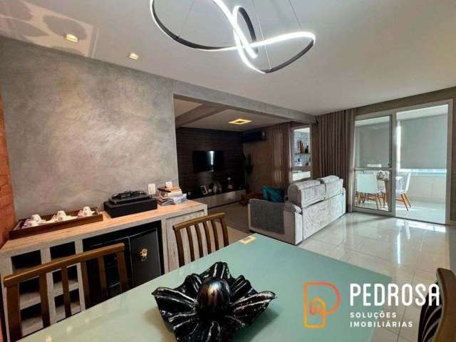 Apartamento com 119 m2 - 3 suítes - Semi mobiliado - Quartier Lagoa Nova - 2 vagas - Financiavel