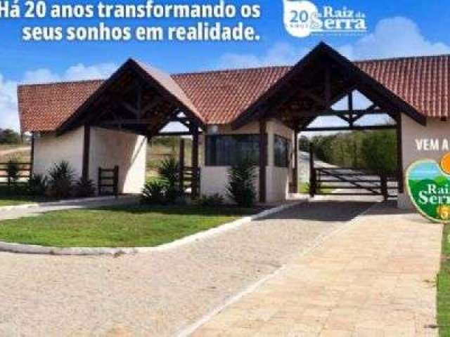 VENDO TERRENO NO CONDOMÍNIO RAIZ DA SERRA IV EM GRAVATÁ. 750m2