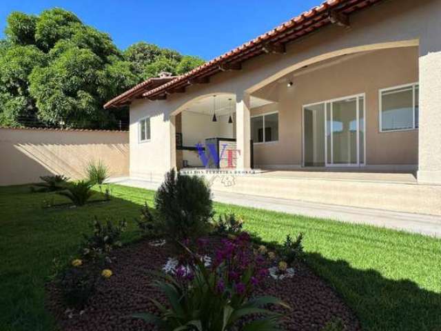 CASA 4 QTS COM 1 SUÍTE - REGIÃO CENTRAL DE SENADOR CANEDO - PROXIMO A PRAÇA CRIATIVA - SOZINHA NO LOTE DE 407m²