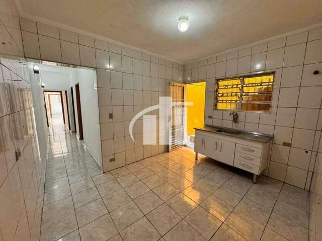 Casa térrea para locação no Jaguaré 3 quartos, 1 banheiro, 1 vaga de garagem coberta, R$ 2.290,00.