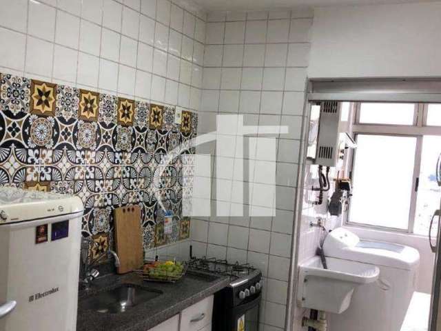 Apartamento semi-mobiliado para locação com 2 dormitórios, 1vaga