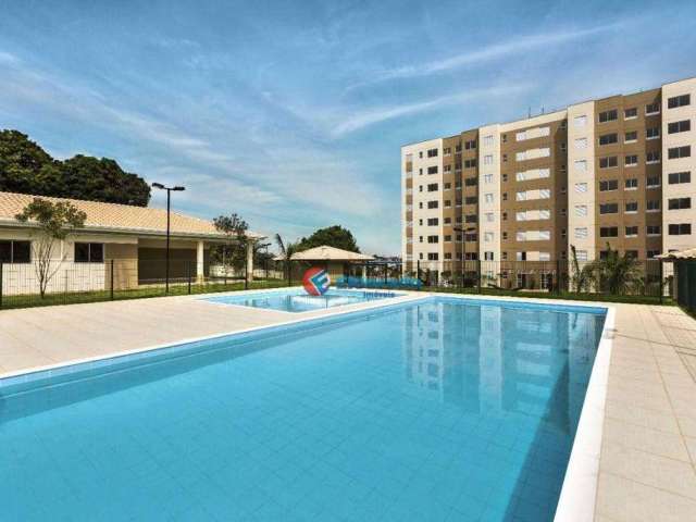 Apartamento com 2 dormitórios à venda, 43 m² por R$ 205.000,00 - Parque Yolanda (Nova Veneza) - Sumaré/SP