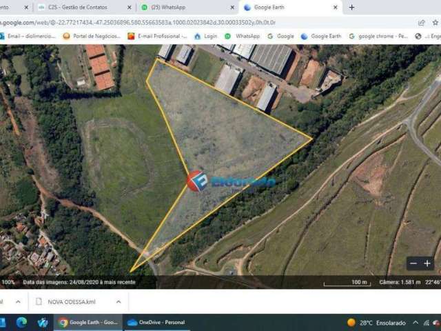 Área à venda, 76324 m² por R$ 16.400.000,00 - Jardim Industrial Dante Siani - Nova Odessa/SP