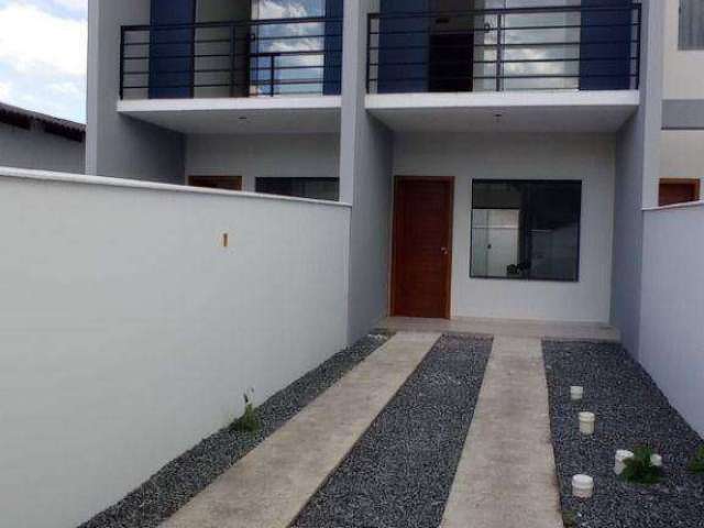 Sobrado com 2 dormitórios à venda, 79 m² por R$ 385.000,00 - Ubatuba - São Francisco do Sul/SC