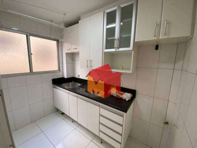 Apartamento com 2 dormitórios para alugar, 60 m² por R$ 1.290,00/mês - Nova Americana - Americana/SP