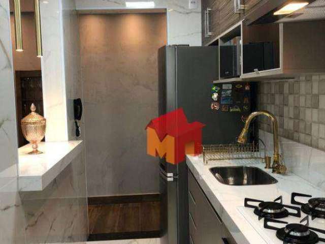 Apartamento com 2 dormitórios à venda, 50 m² por R$ 260.000,00 - Catharina Zanaga - Americana/SP