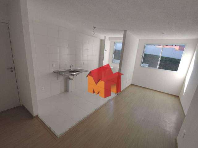 Apartamento com 2 dormitórios para alugar, 42 m² por R$ 1.230,14/mês - Recreio Alvorada - Santa Bárbara D'Oeste/SP