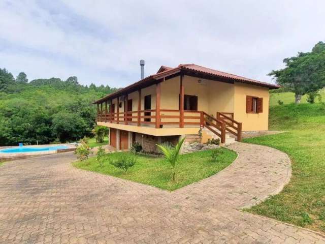 VENDO Sítio de 10.000m² com Lindo Açude, Piscina e Mata Nativa em Condomínio Fechado, por R$ 890.000 - Águas Claras - Viamão/RS