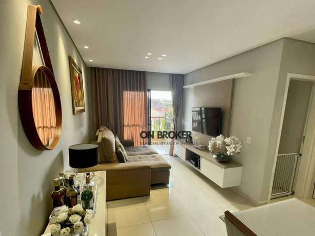 Apartamento com 2 dormitórios à venda, 74 m² por R$ 590.000,00 - Vila Olivo - Valinhos/SP