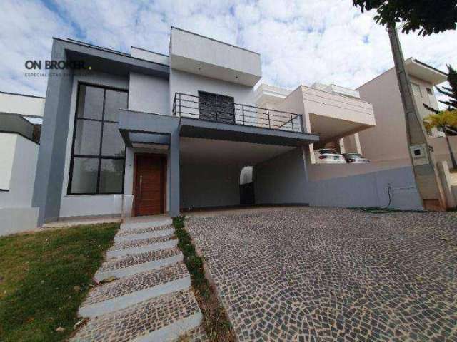 Casa com 3 dormitórios à venda, 215 m² por R$ 1.600.000 - Condomínio Residencial Flor da Serra - Valinhos/SP