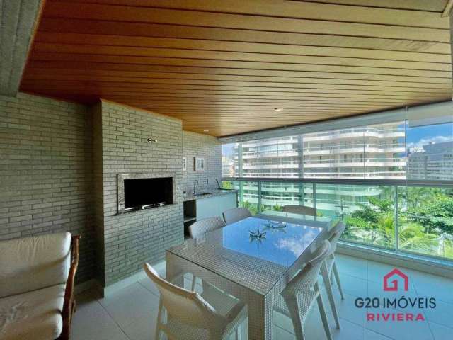 Apartamento com 3 dormitórios à venda, 128 m² por R$ 3.800.000,00 - Riviera de São Lourenço - Bertioga/SP