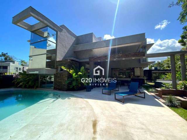 Casa com 5 dormitórios à venda, 447 m² por R$ 8.500.000,00 - Riviera de São Lourenço - Bertioga/SP